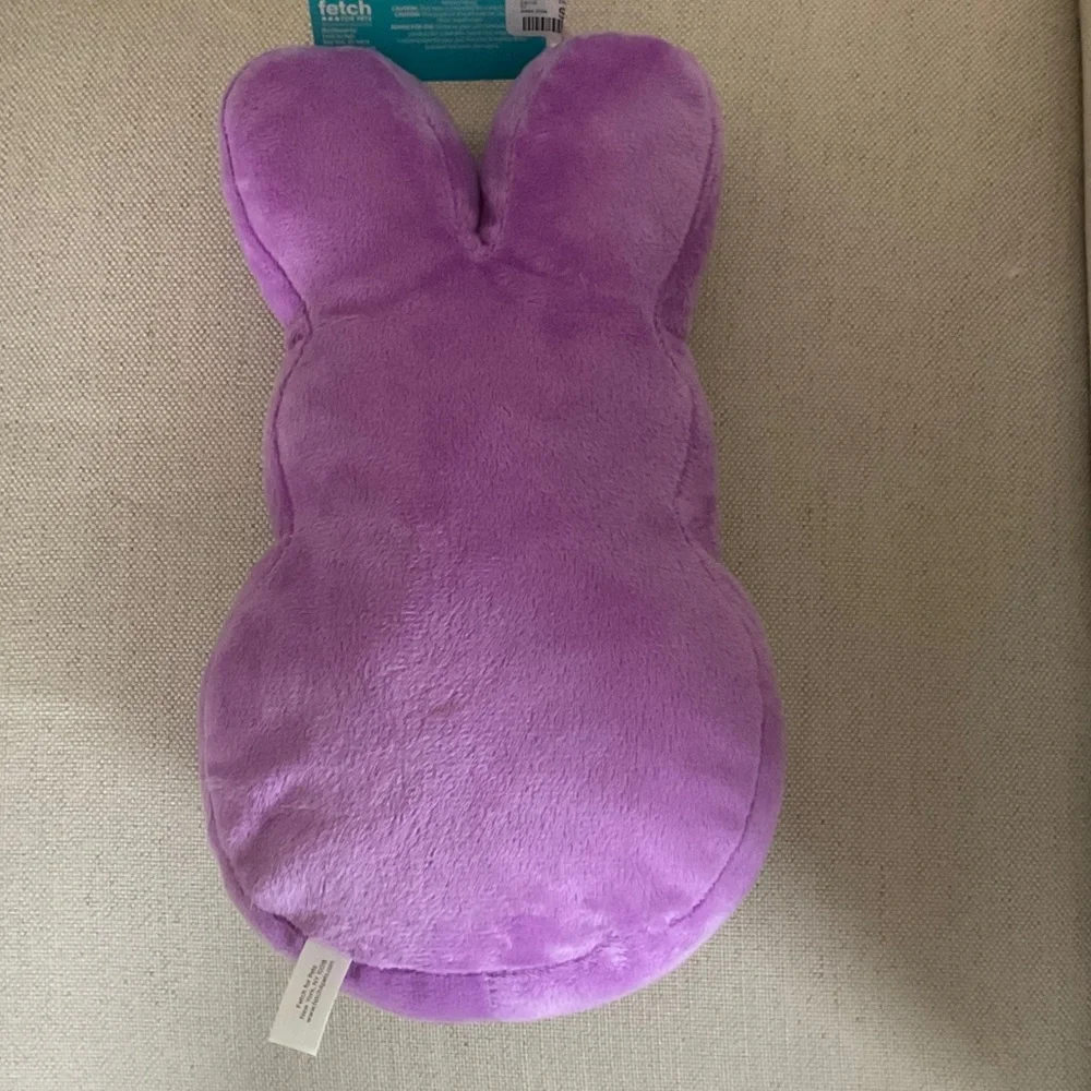 Peeps Purple Plush Bunny Dog Toy